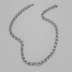 Silver-Plated Chain Necklace