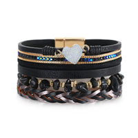 Cubic Zirconia & 18k Gold-Plated Layered Bracelet