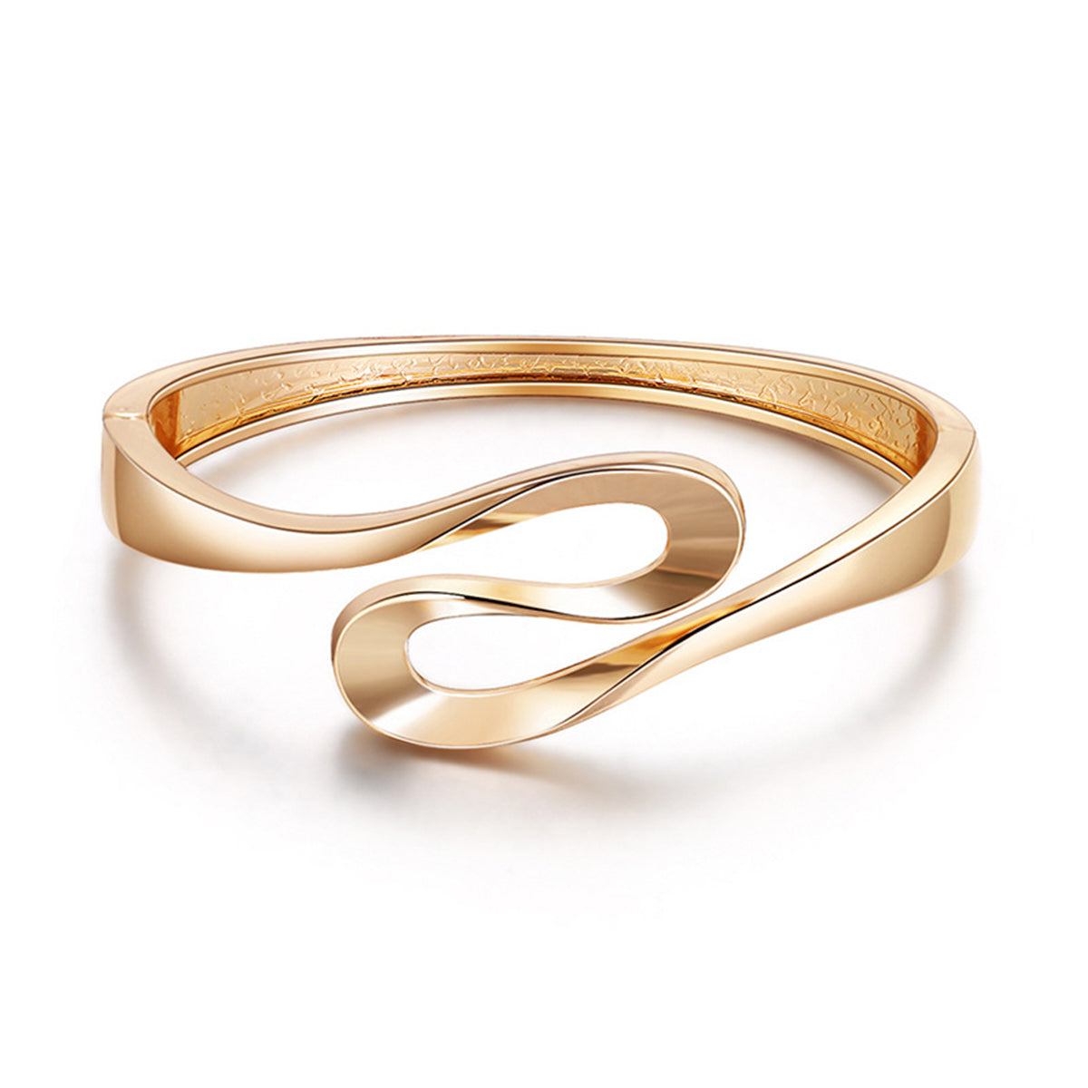 18K Gold-Plated Ribbon Bangle