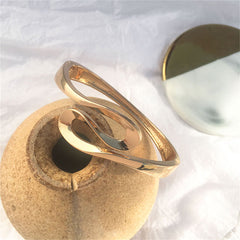 18K Gold-Plated Ribbon Bangle
