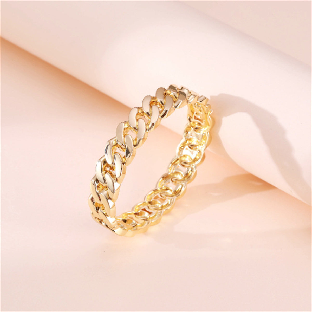 18K Gold-Plated Twine Bangle, gold bangle bracelet, botanical inspired, detail close-up