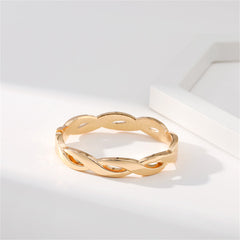 18K Gold-Plated Twine Bangle