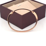 18k Rose Gold-Plated 'Believe In Yourself' Bangle - streetregion