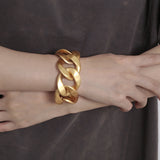 Goldtone Figaro Bracelet