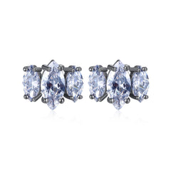 Marquise Crystal Stud Earrings
