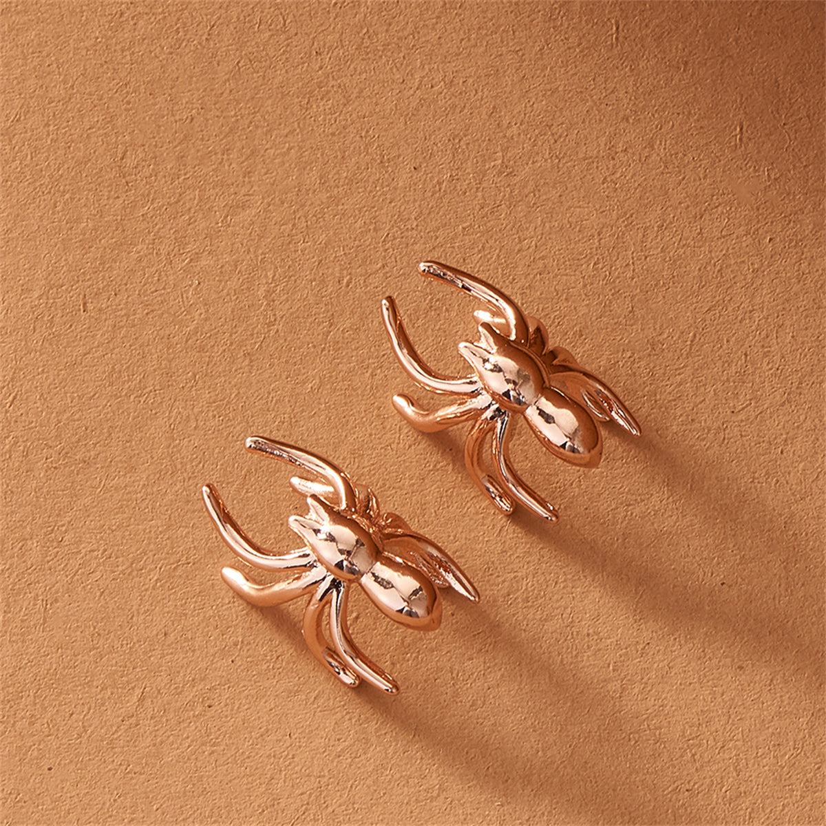 18K Rose Gold-Plated Spider Ear Cuffs