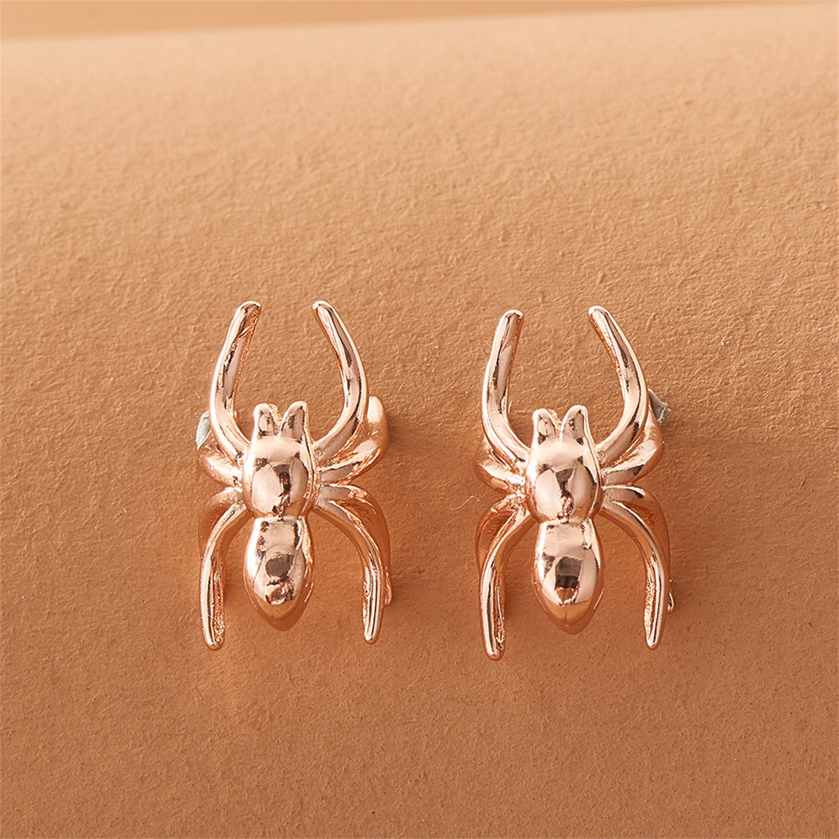 18K Rose Gold-Plated Spider Ear Cuffs