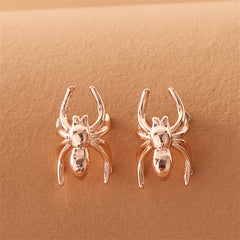 18K Rose Gold-Plated Spider Ear Cuffs
