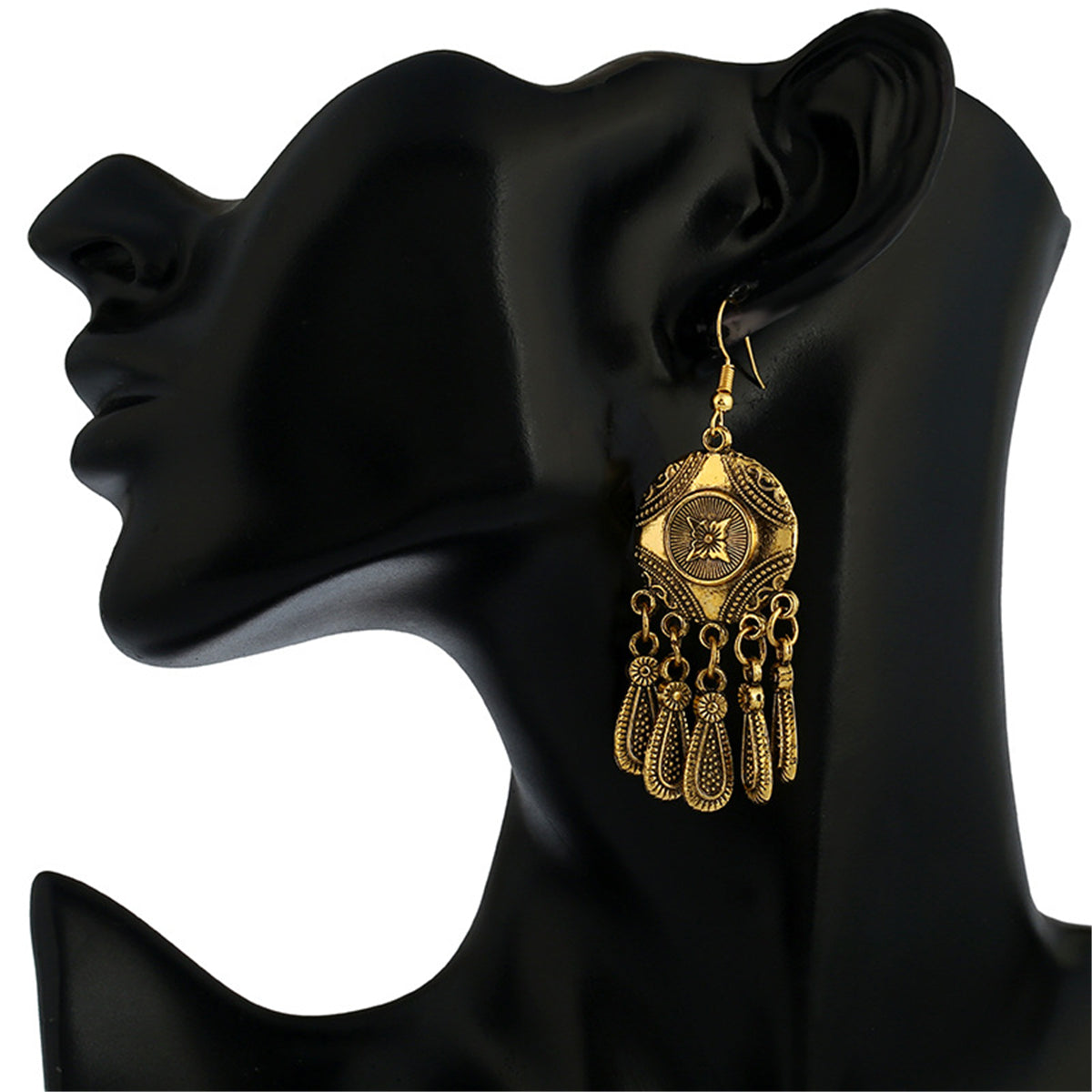 18K Gold-Plated Tassel Drop Earrings