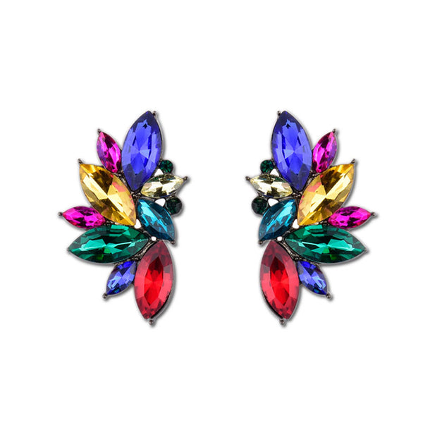 Crystal & Cubic Zirconia Botany Drop Earrings