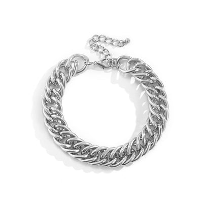 Silver-Plated Chain Anklet, jewelry gift sets for women, everyday style, styled look