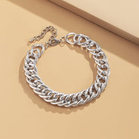 Silver-Plated Chain Anklet