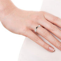 Rose Goldtone & Silvertone Elephant Ring
