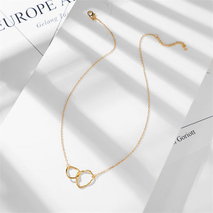 18K Gold-Plated Geometric Pendant Necklace