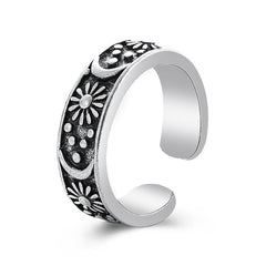 Silver-Plated Celestial Ring