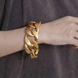 Goldtone Figaro Bracelet