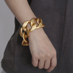 18K Gold-Plated Figaro Bracelet