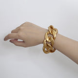 Goldtone Figaro Bracelet