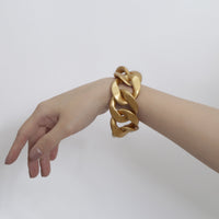 Goldtone Figaro Bracelet