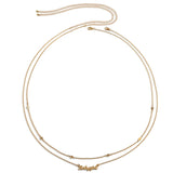 18K Gold Plated 'Babygive' Waist Chain Set