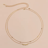 18K Gold Plated 'Babygive' Waist Chain Set