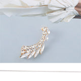 Crystal & Cubic Zirconia 18k Gold-Plated Ear Climber