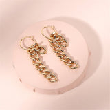 18K Gold-Plated Chain Drop Earrings