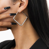 Silver-Plated Twist Hoop Earrings Set