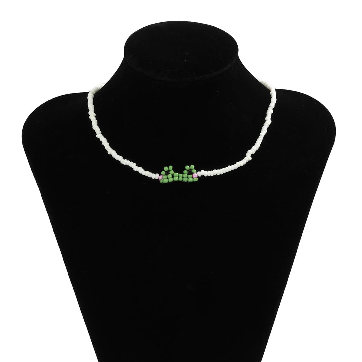 Green Howlite Double Mum Choker