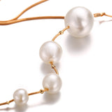 Pearl & 18k Gold-Plated Pendant Necklace