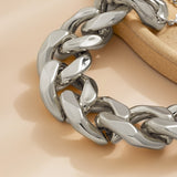 Silver-Plated Chain Necklace