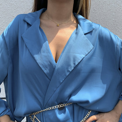Yellow Cubic Zirconia and 18K Gold-Plated Pendant Necklace, gold pendant necklace for women, everyday style, detail close-up