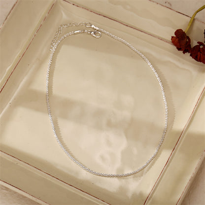 Silver-Plated Twist Choker