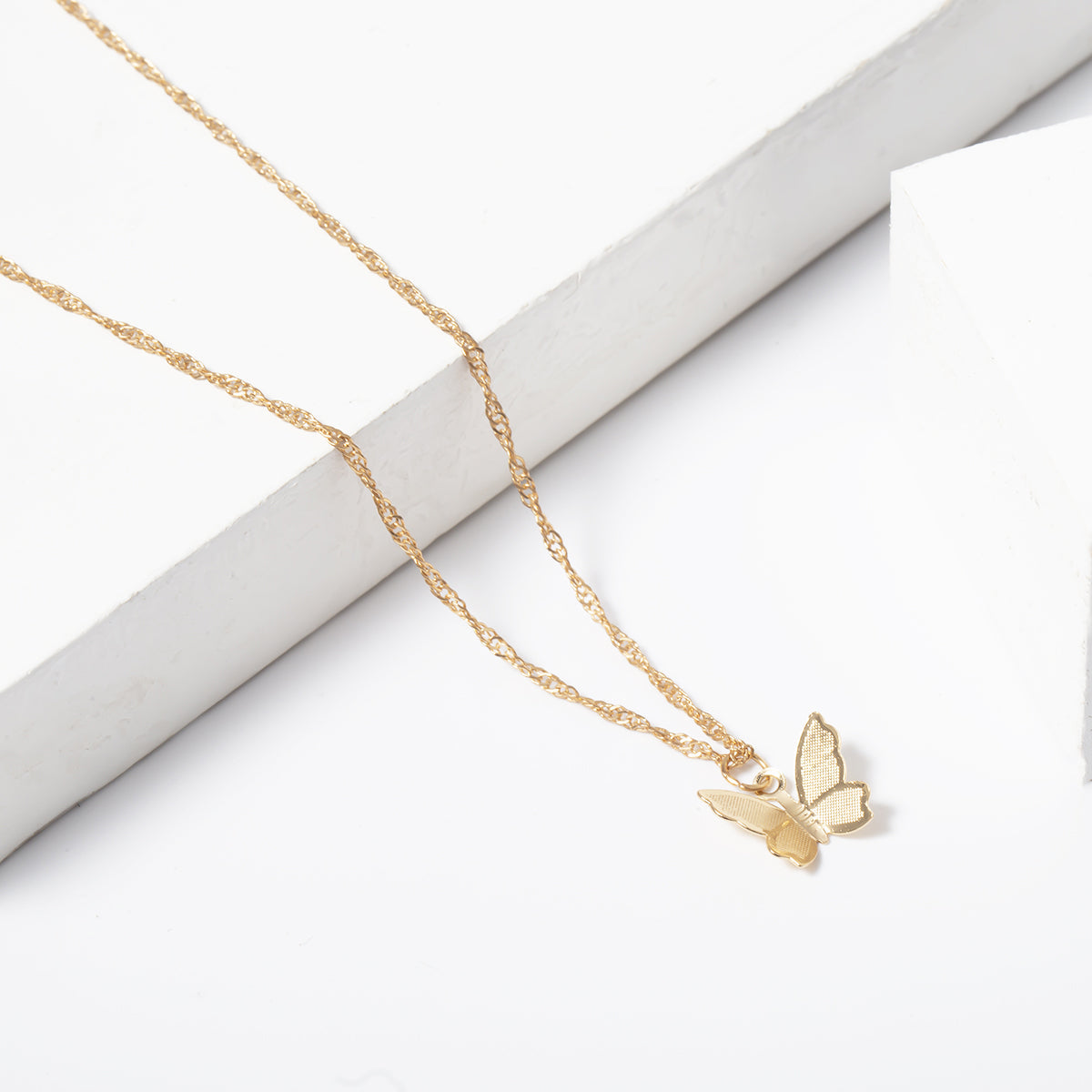 Beautifully crafted 18K gold-plated butterfly choker necklace, ideal for elevating your fashion statement effortlessly.