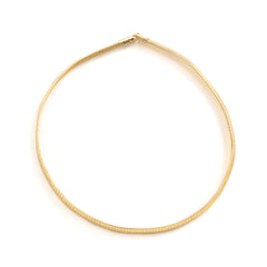 18K Gold-Plated Snake Chain Choker Necklace