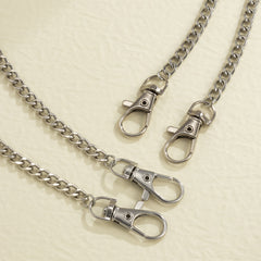 Silver-Plated Open Heart Waist Chain Set