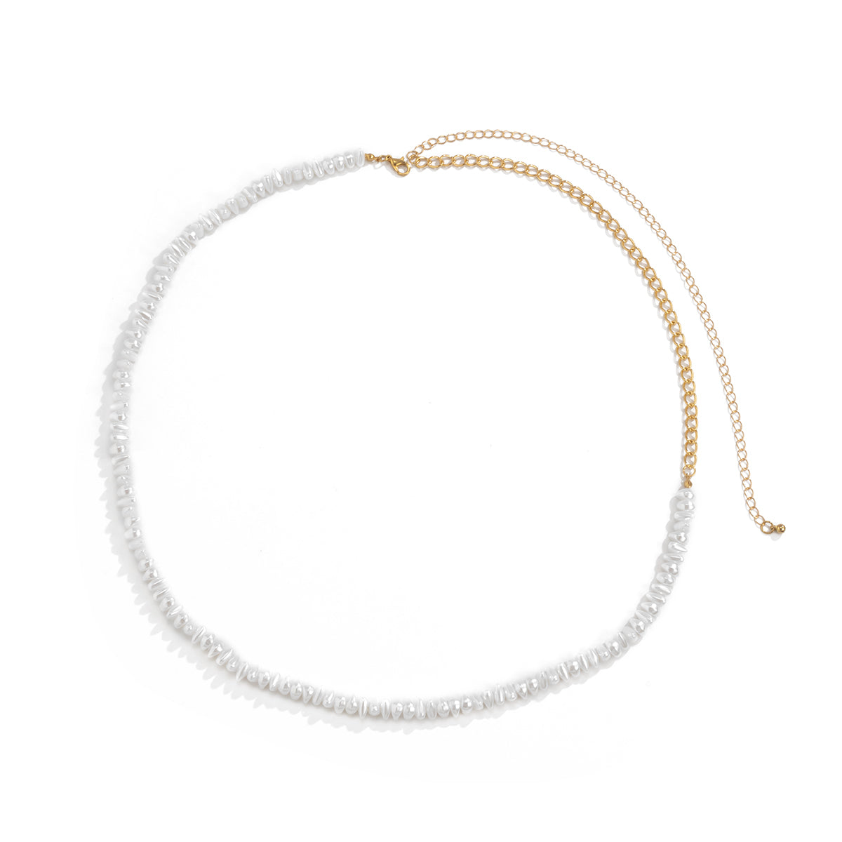Pearl & 18K Gold-Plated Waist Chain