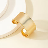 18k Gold-Plated Textured Cuff Bracelet