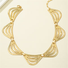 18K Gold-Plated Triangle Station Choker