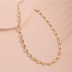 18K Gold-Plated Mariner Chain Necklace