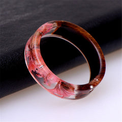 Rose Flower & Resin Band