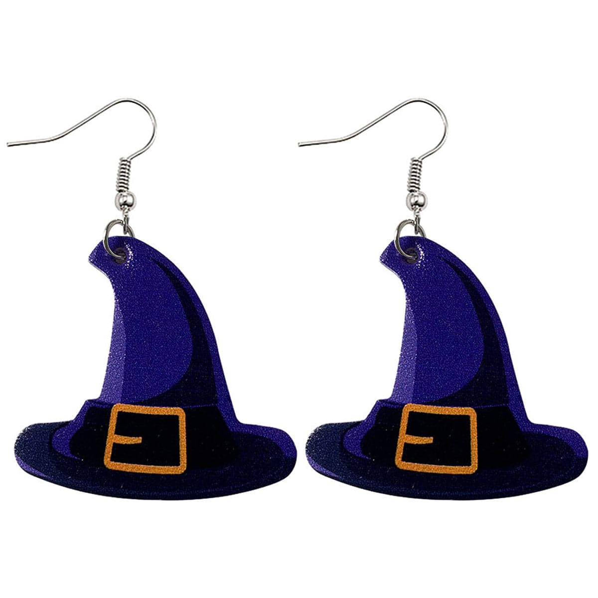 Blue Witch Hat Drop Earrings