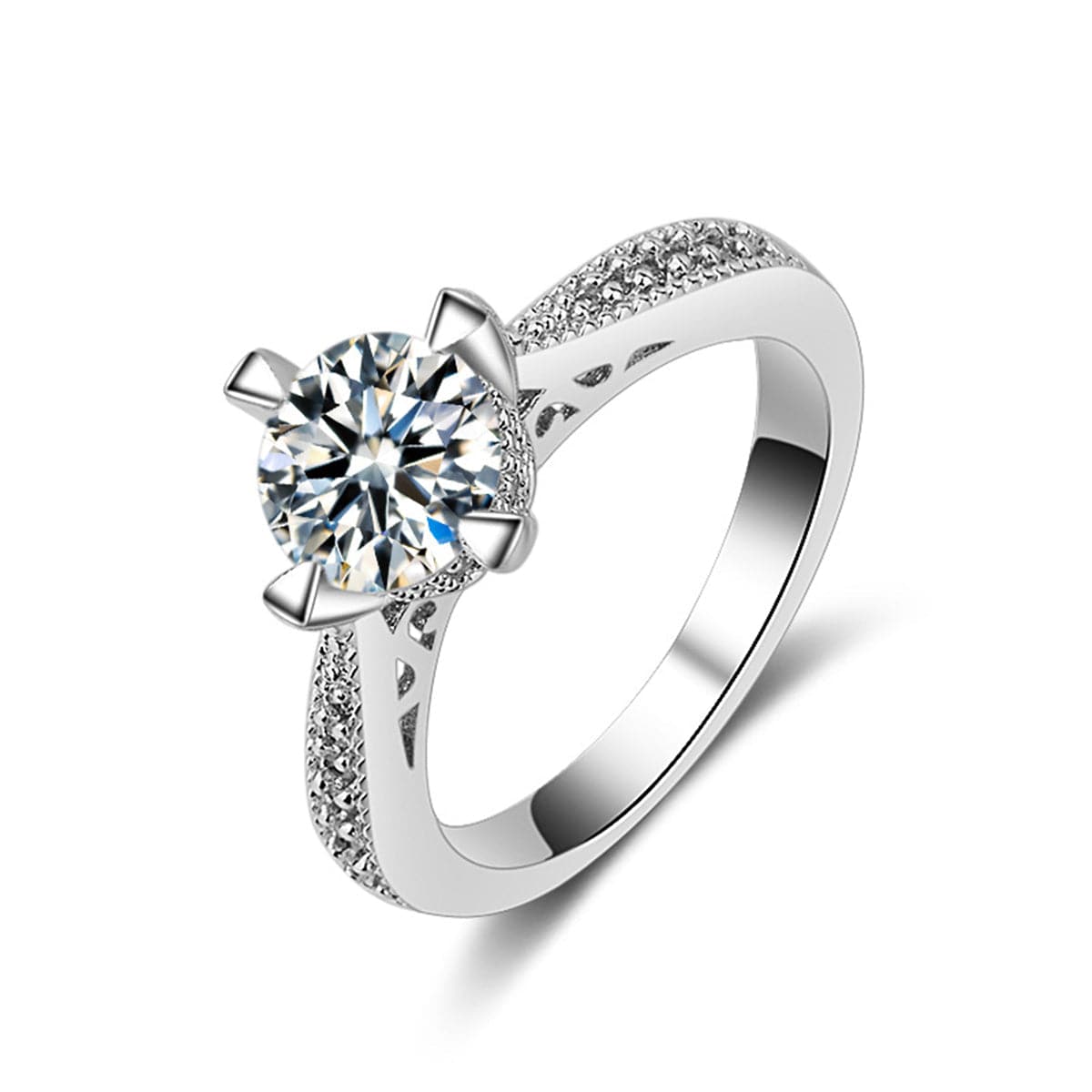 cubic zirconia & Crystal Cocktail Ring - streetregion