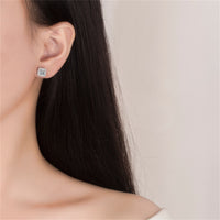 Crystal & Cubic Zirconia Halo Stud Earrings