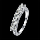 Crystal & Silver-Plated Linking Ring - streetregion