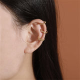 18k Gold-Plated Beaded Ear Cuff - Set of Three