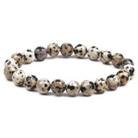 Balmatine Jasper Beaded Stretch Bracelet - streetregion
