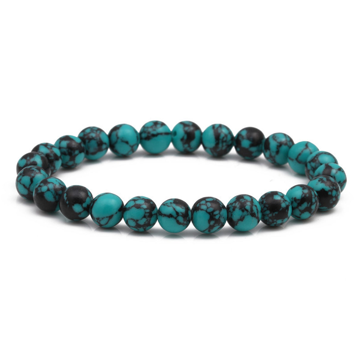 Chrysocolla Beaded Stretch Bracelet