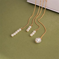 Pearl & 18k Gold-Plated Tassel Ear Cuff