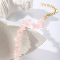 Pink Resin & 18K Gold-Plated Bracelet